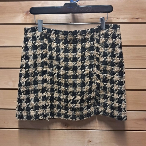 House Of Harlow 1960 Tweed Checkered Skirt & Jacket Set Size S/P - Picture 5 of 5